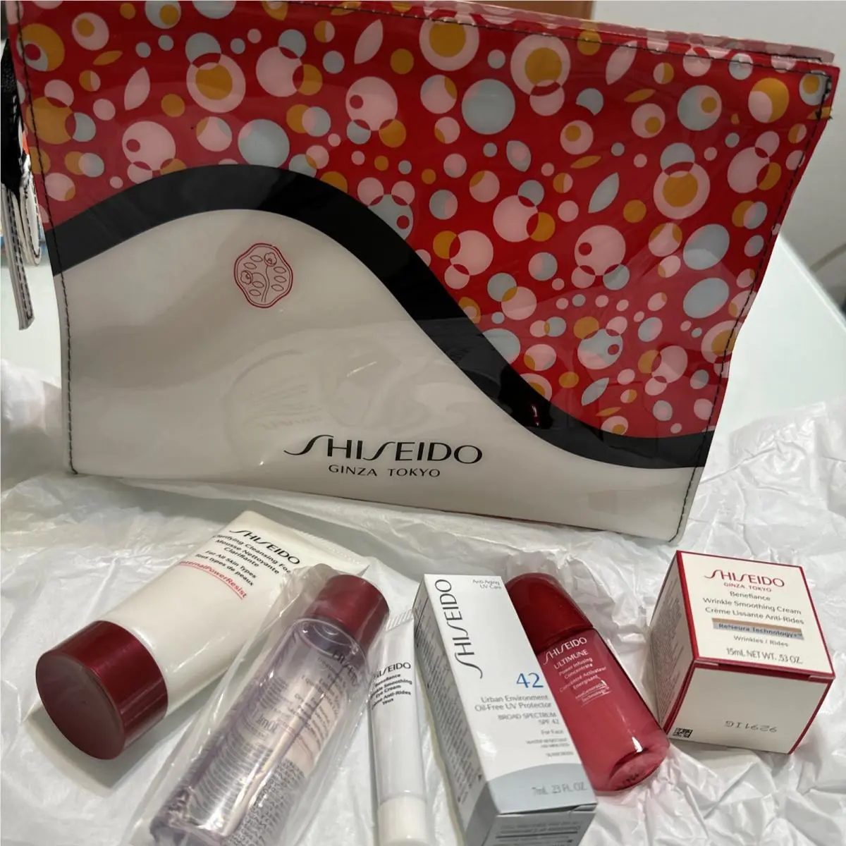 Shiseido Make Up Bag Travel Size Urban Environment 42 Benefiance S1