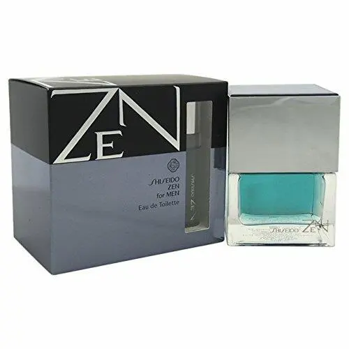 Zen By Shiseido Edt Spray 3.3 Oz Edt Spray .5 Oz Mini For Men Rare