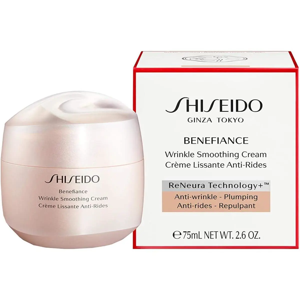 Benefiance Wrinkle Smoothing Cream 2.6 oz - 75 ml by Shiseido