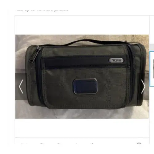 Tumi Medium Travel Kit Ballistic Nylon Men`s Blue with Blk