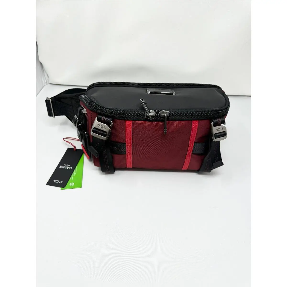 Tumi Alpha Bravo 02327990DSRD Platoon Sling Ballistic Nylon Men`s Red Black