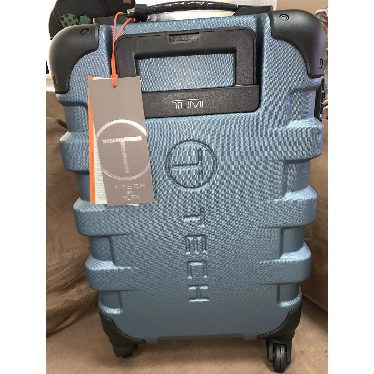 Tumi International Carry ON T-tech Steel Blue Wheel Combo Lock Key