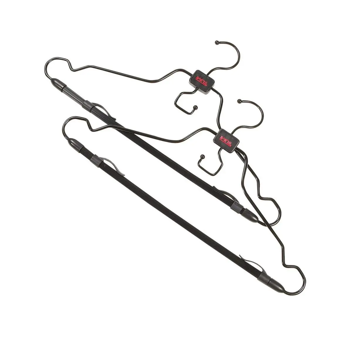 - 2-Piece Hangers Set - Travel Clothes Hanger For Suit One Size Black by Tumi