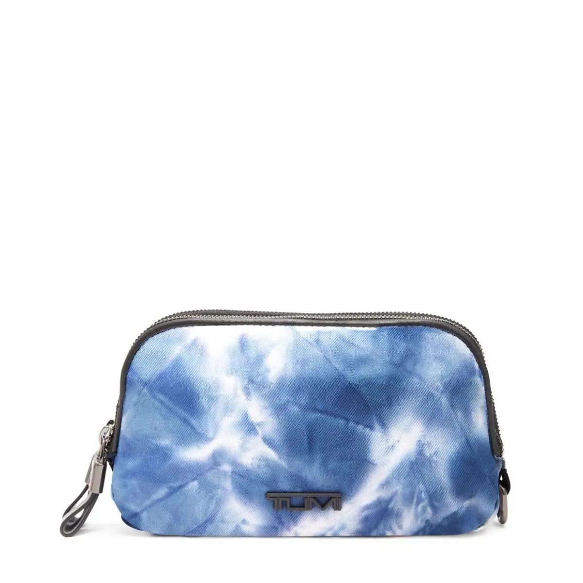 Bnwts  Voyageur Cosmetic Pouch Blue Tye Dye by Tumi