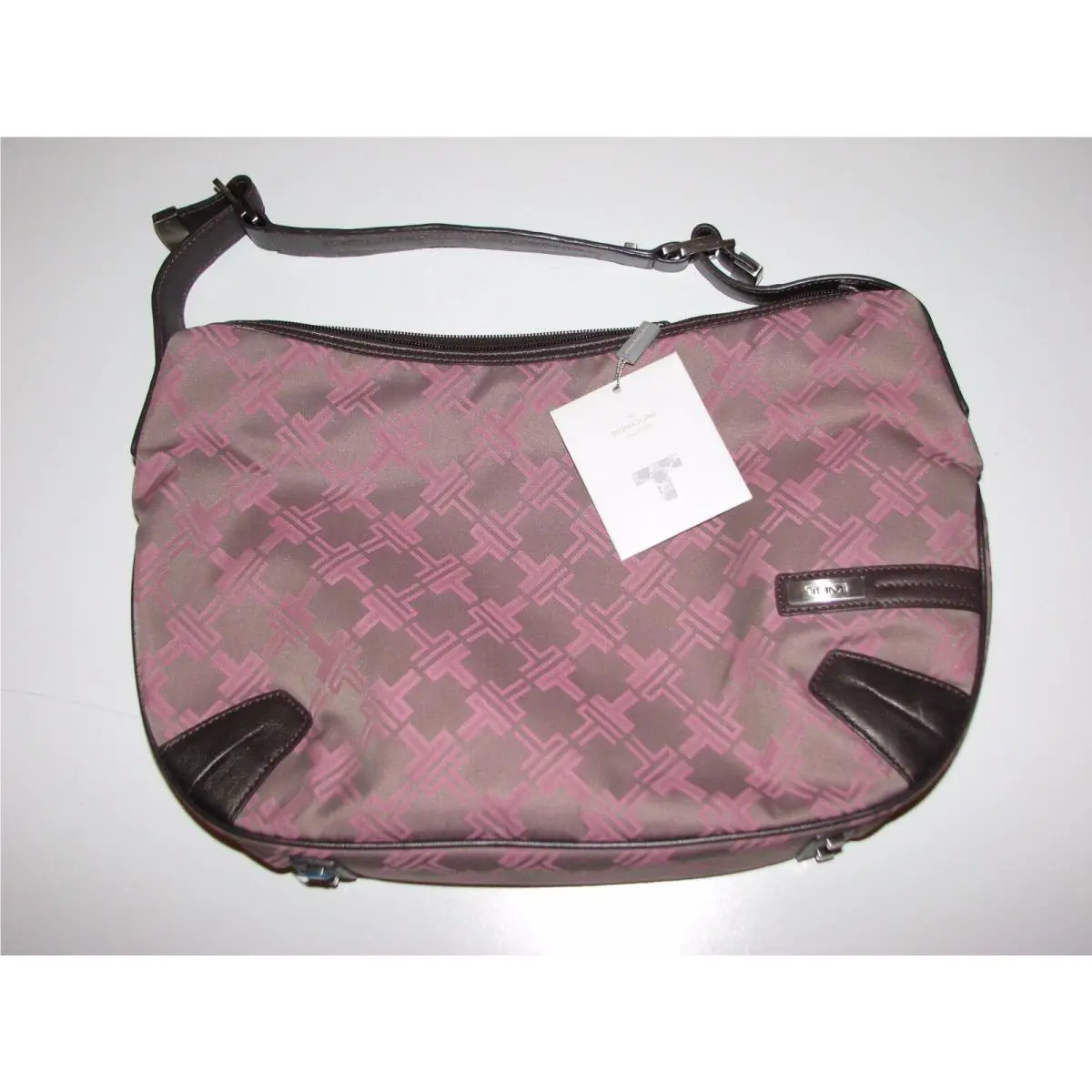 Tumi Hobo Signature Collection Hand Bag. Satchel Women`s Purse