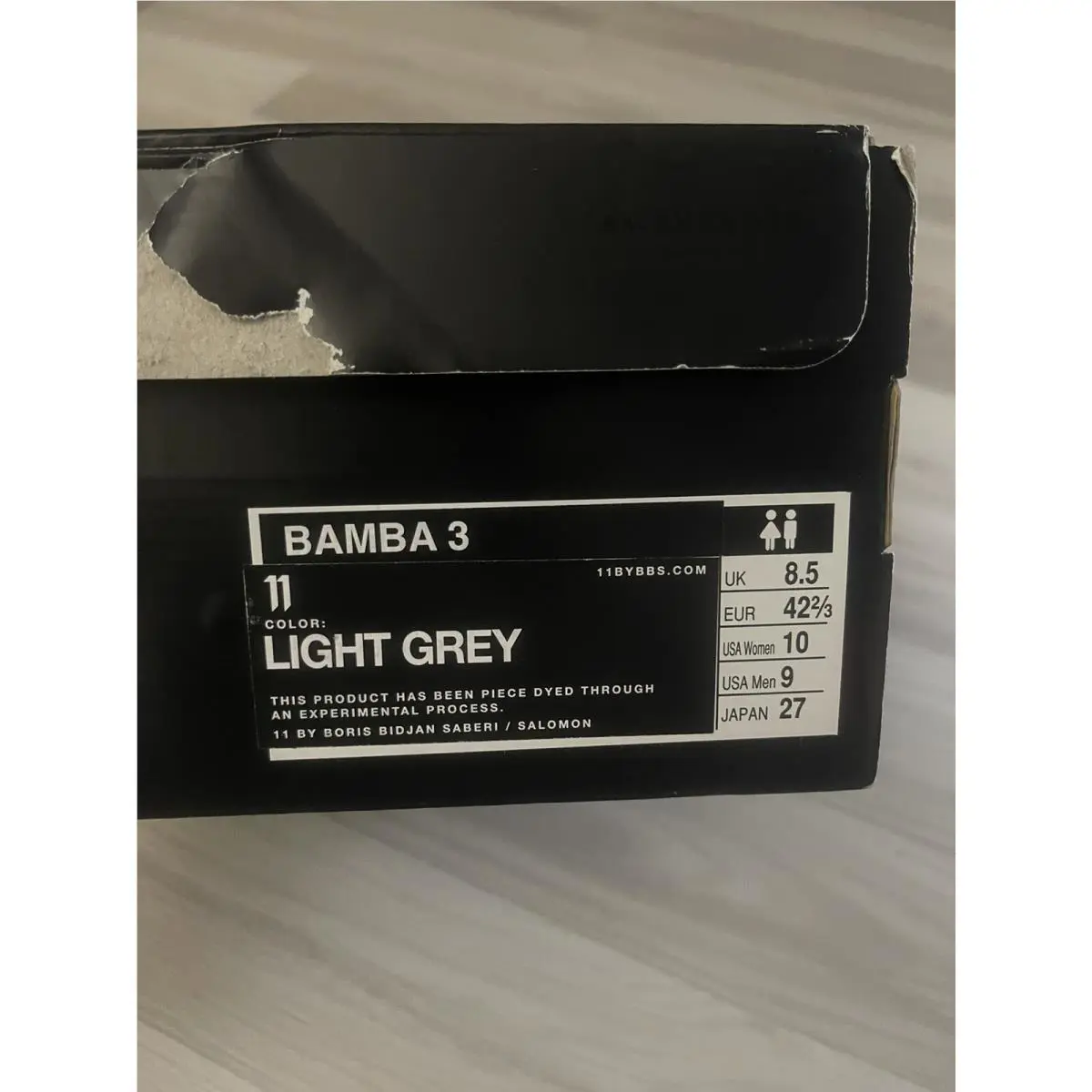 Salomon shoes - Boris Bidjan Saberi Bamba 3 - Black 6