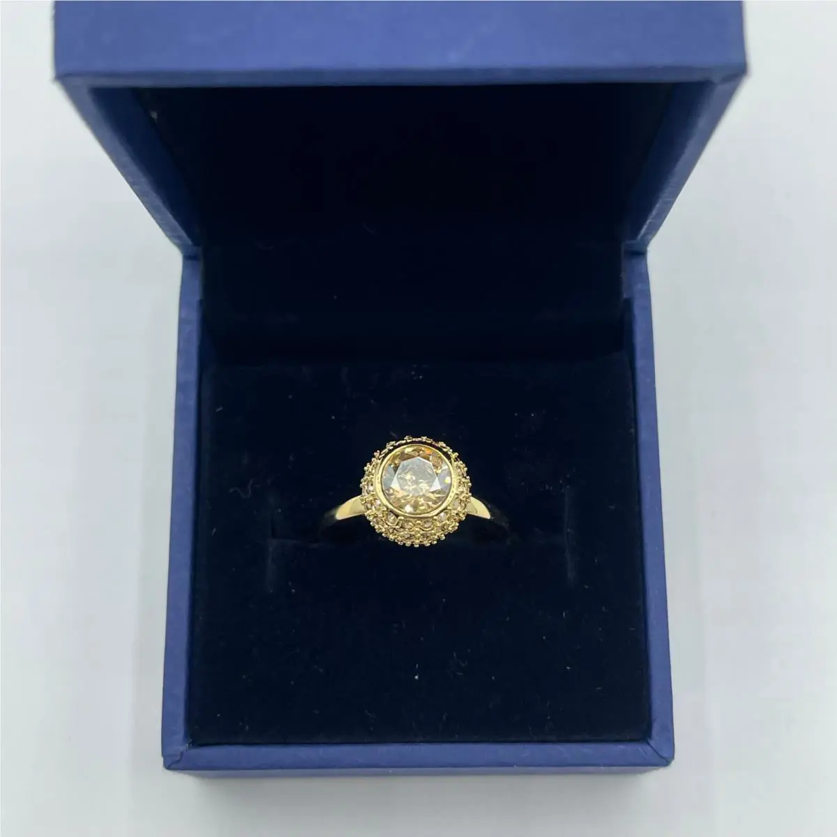 Swarovski Women`s Flirt Studded Swarovski Golden Ring