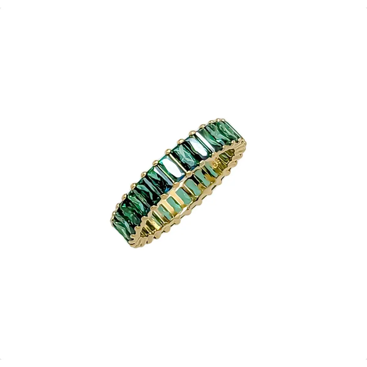 W Gift Box Swarovski Green Crystal Matrix Cocktail Ring 5648910 5648911