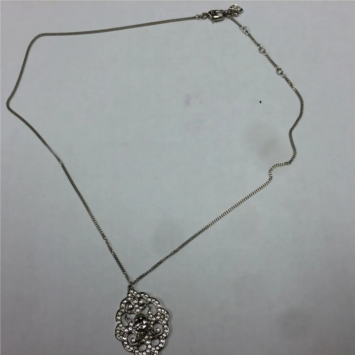 Swarovski - New- Silver- `valora` Small Pendant Necklace 5019098 Retail