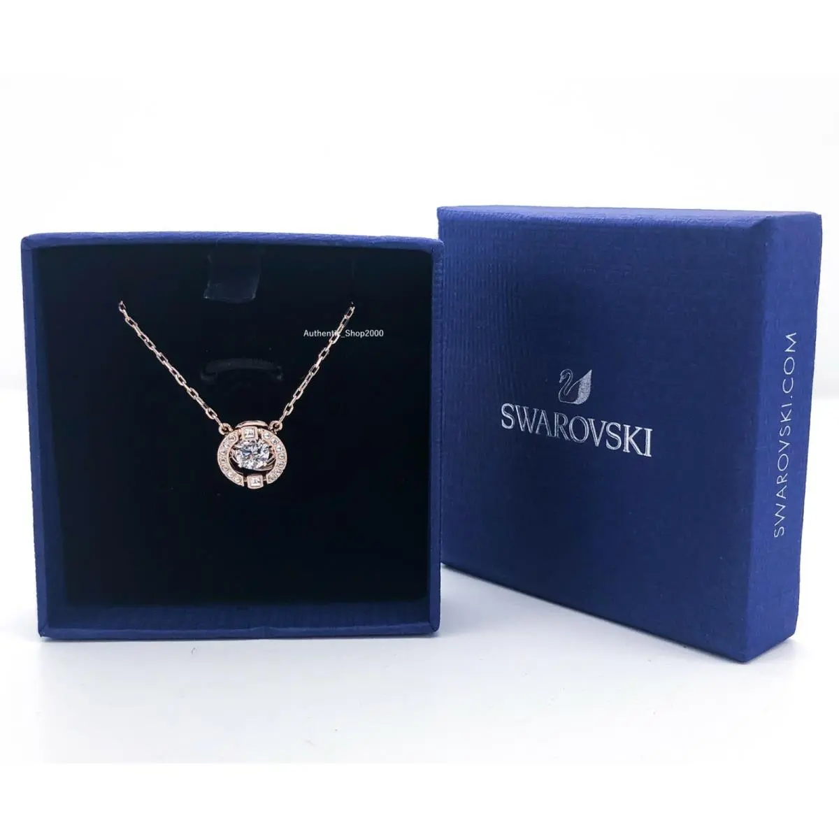 Swarovski Rose Gold Sparkling Dance Necklace 5279425 5279421 5272364