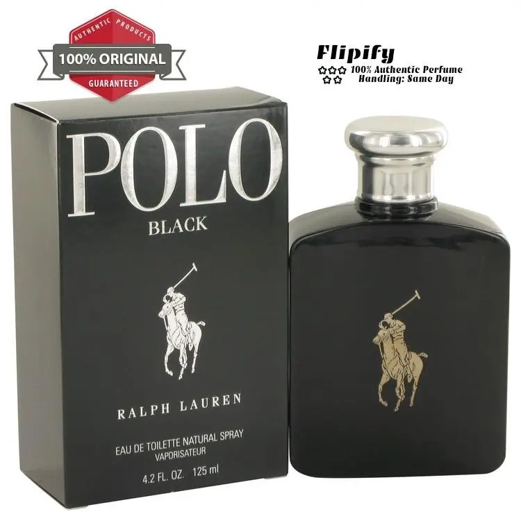 Polo Black Cologne 6.7 oz / 4.2 oz / 1.4 oz / 2.5 oz Edt Spray For Men 4.2 oz EDT Spray by Ralph Lauren