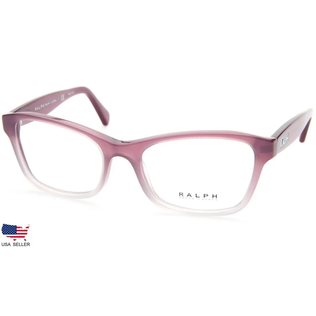 Ralph Lauren RA 7074 3167 Purple Crystal Gradient Eyeglasses RA7074 50mm