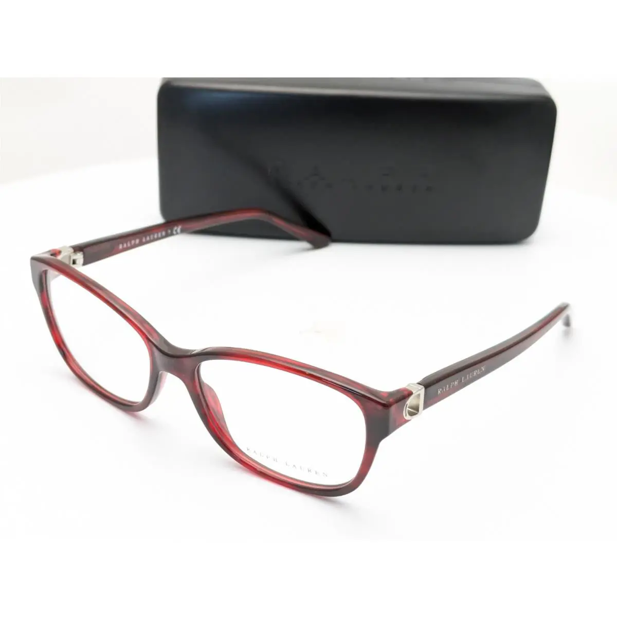 Ralph Lauren RL6136 5522 Cat Eye Striped Red Havana Womens Eyeglasses 53mm