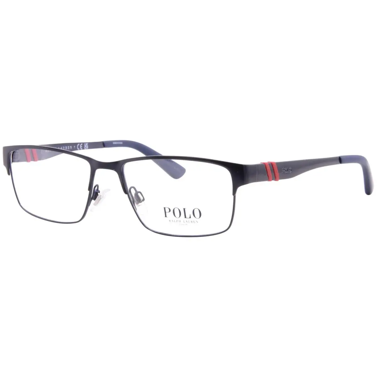 Polo Ralph Lauren PH1147 9119 Eyeglasses Frame Men`s Matte Blue Semi Rim 54mm
