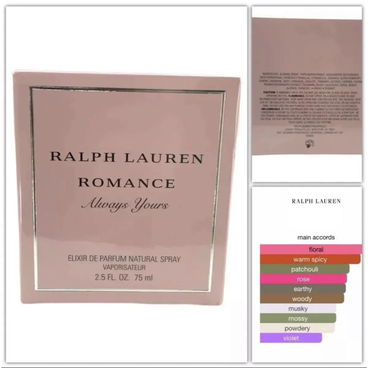 Ralph Lauren Romance Always Yours Elixir De Parfum Spray 2.5 oz