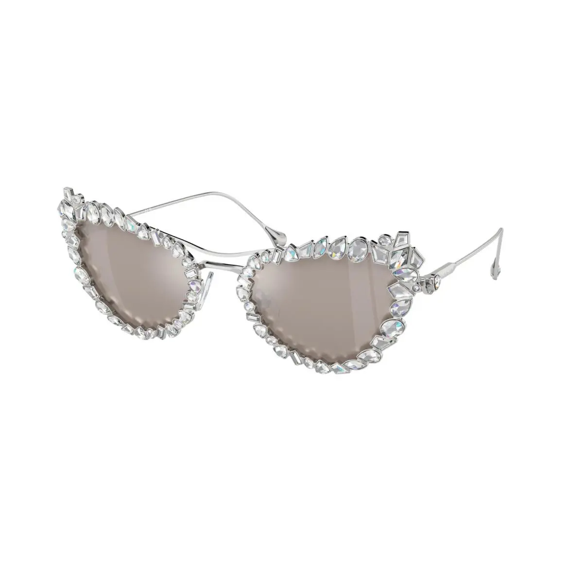 Swarovski 7011 Sunglasses 4001AP Silver
