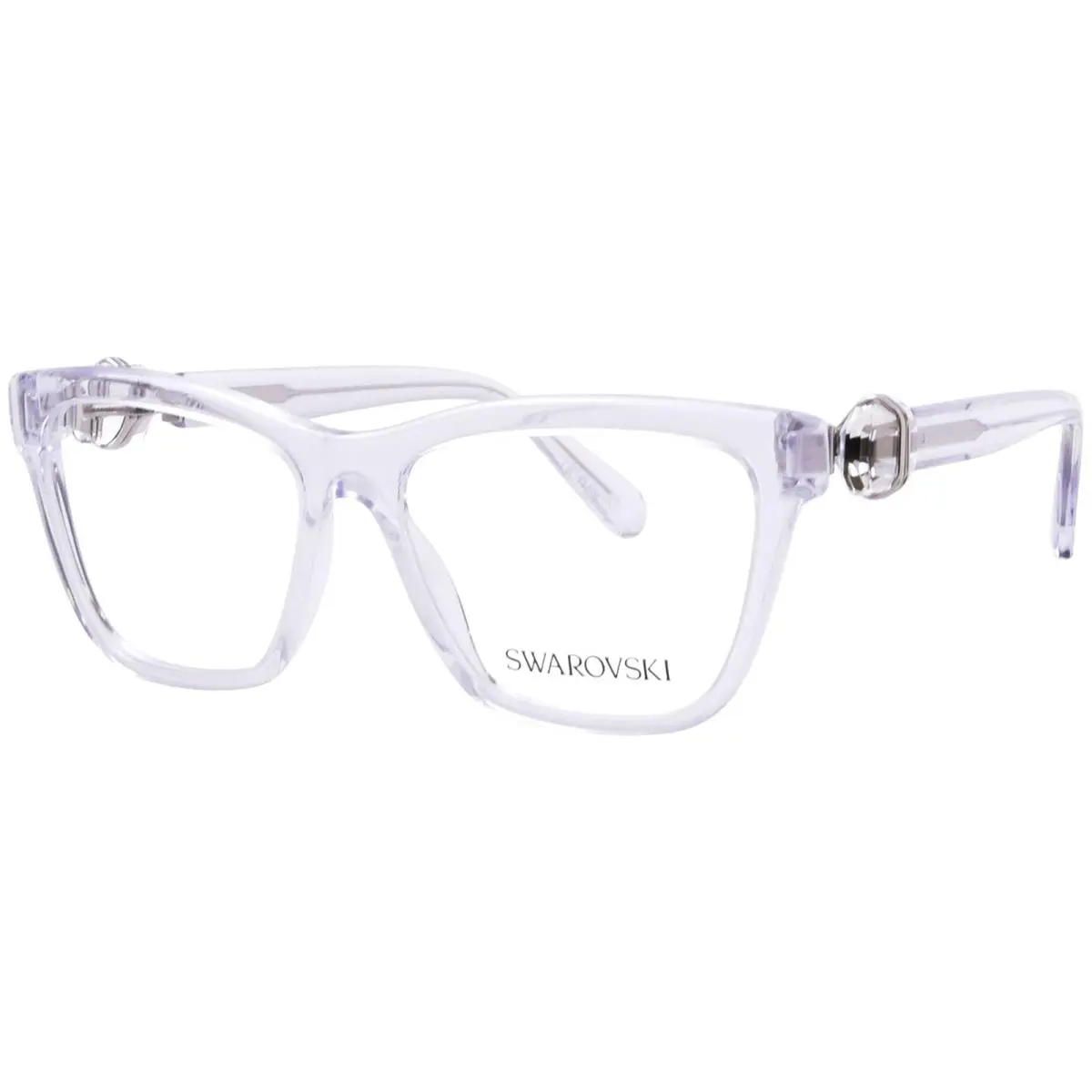 Swarovski SK2021 1027 Eyeglasses Women`s Transparent Full Rim Square Shape 53mm