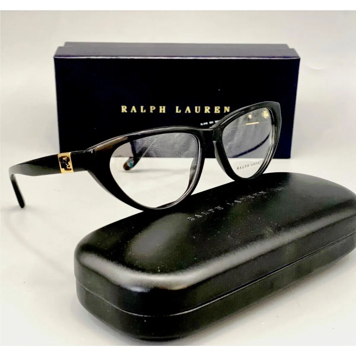 Ralph Lauren RL6188 5001 Black/gold 55mm Cat-eye Eyeglasses
