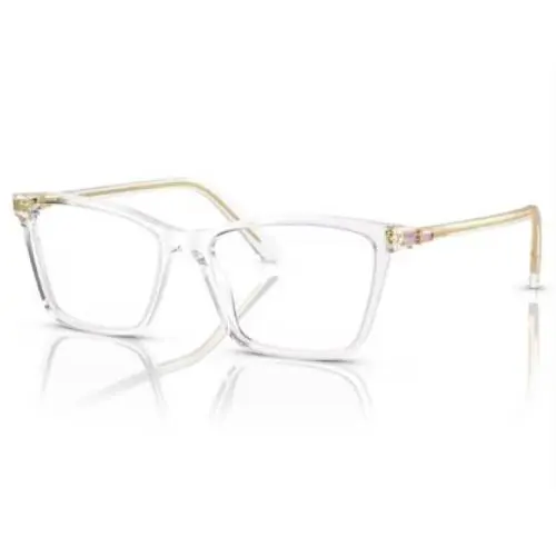 Swarovski SK2015 1027 Eyeglasses Frame Women`s Transparent Clear Full Rim 51mm