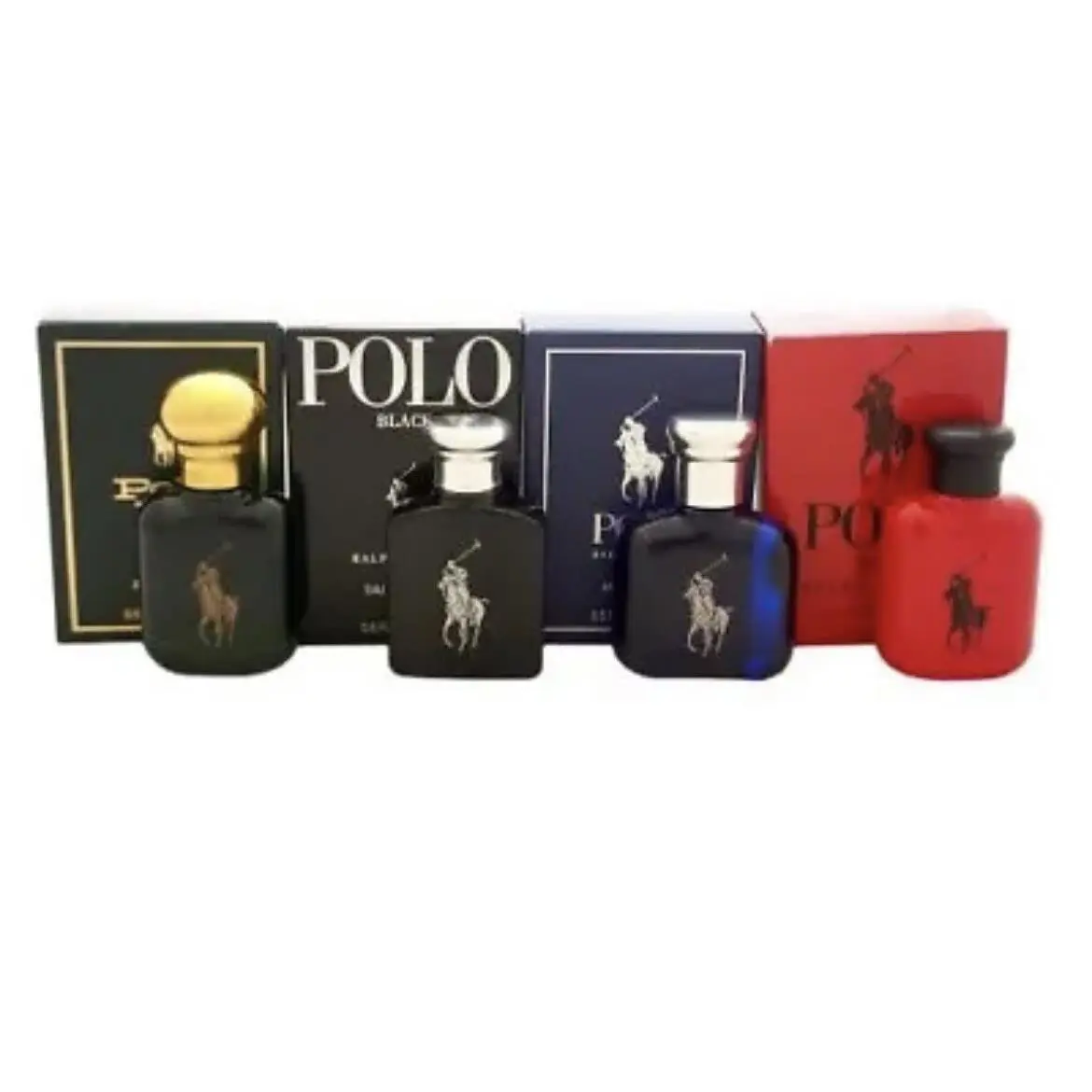 Polo Variety by Ralph Lauren For Men - 4 Pc Mini Gift Set 5 ML Each