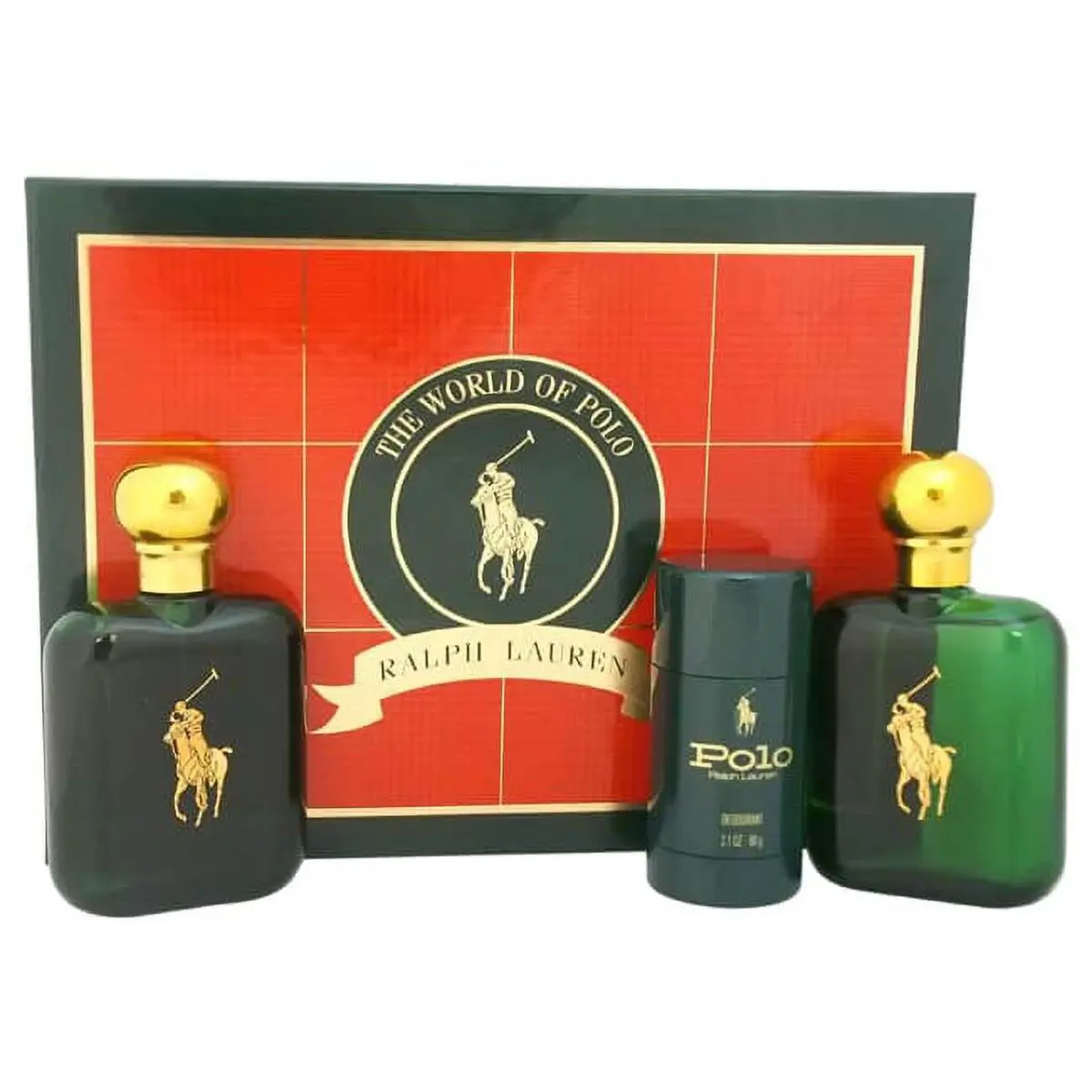 Polo by Ralph Lauren Men 3pc Set 4 oz Edt 4 oz Aftershave Deo