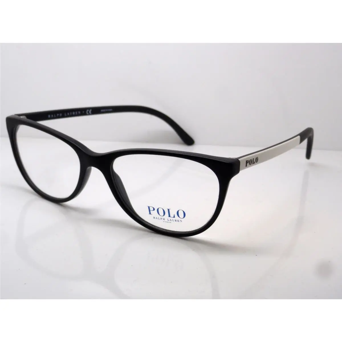 Polo Ralph Lauren PH 2130 5514 Matte Black/white 52mm RX Eyeglasses