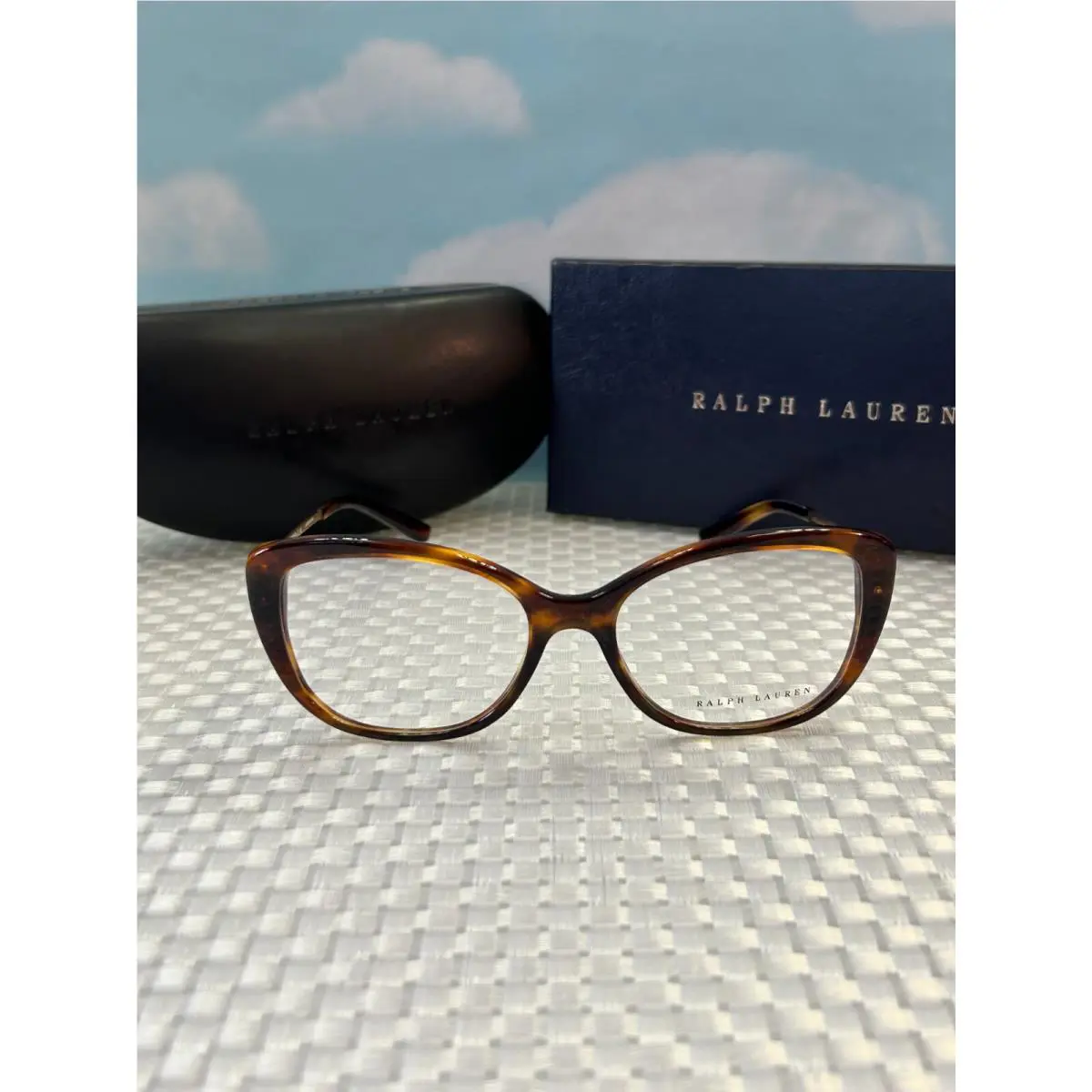 Ralph Lauren RL6174 5007 Woman`s Eyeglasses 54-17-135mm Striped Havana n Box