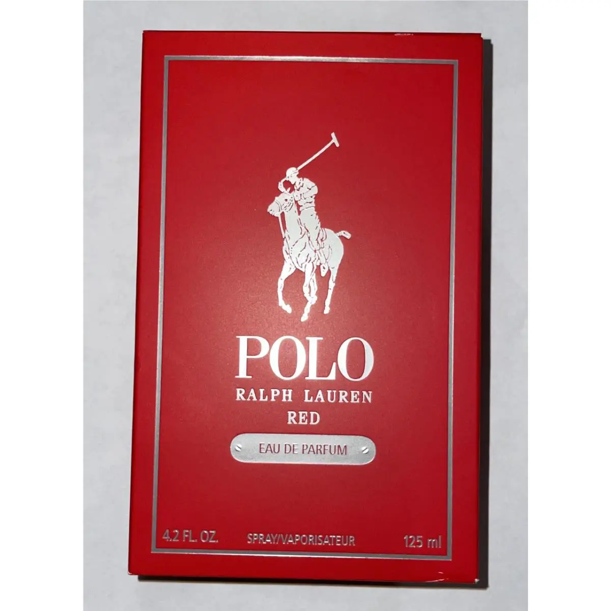 Polo Red by Ralph Lauren Eau De Parfum For Men 4.2 oz No Cello