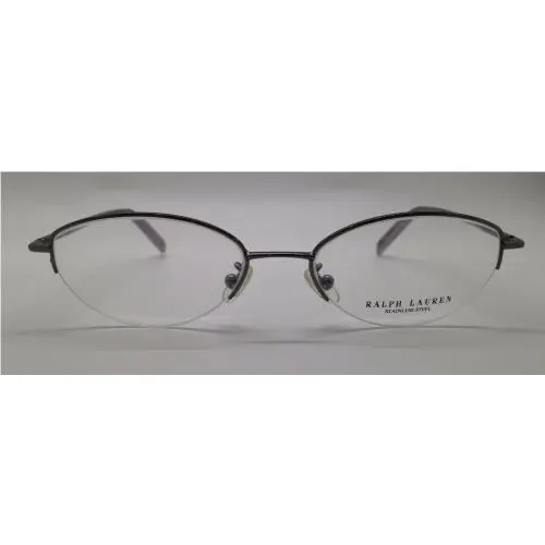 Ralph Lauren RL 1557 Gunmetal 69R Semi-rimless Eyeglasses Frame 50-17-135 Italy