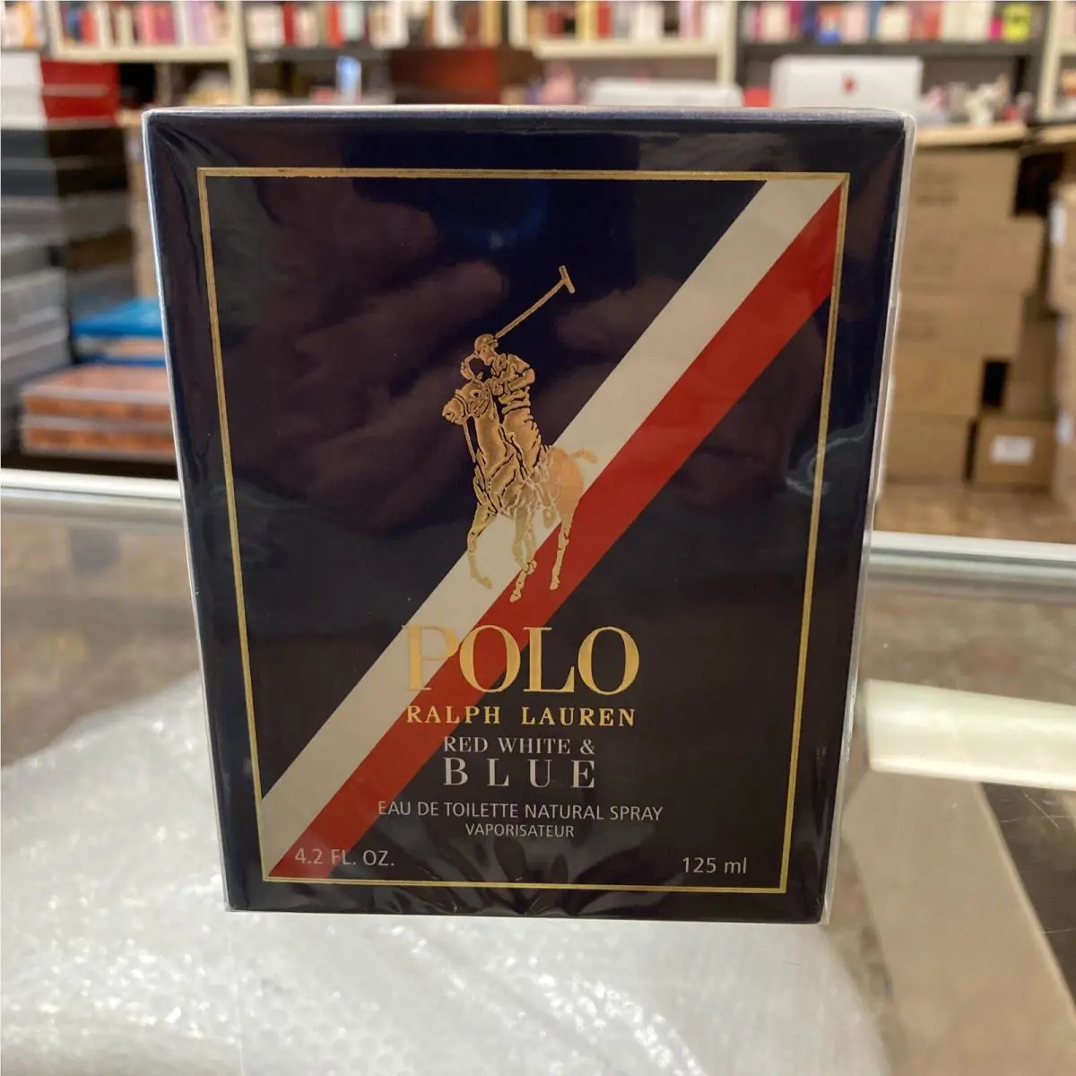 Polo Red White Blue For Men by Ralph Lauren 4.2 oz / 125 ML Edt Spray