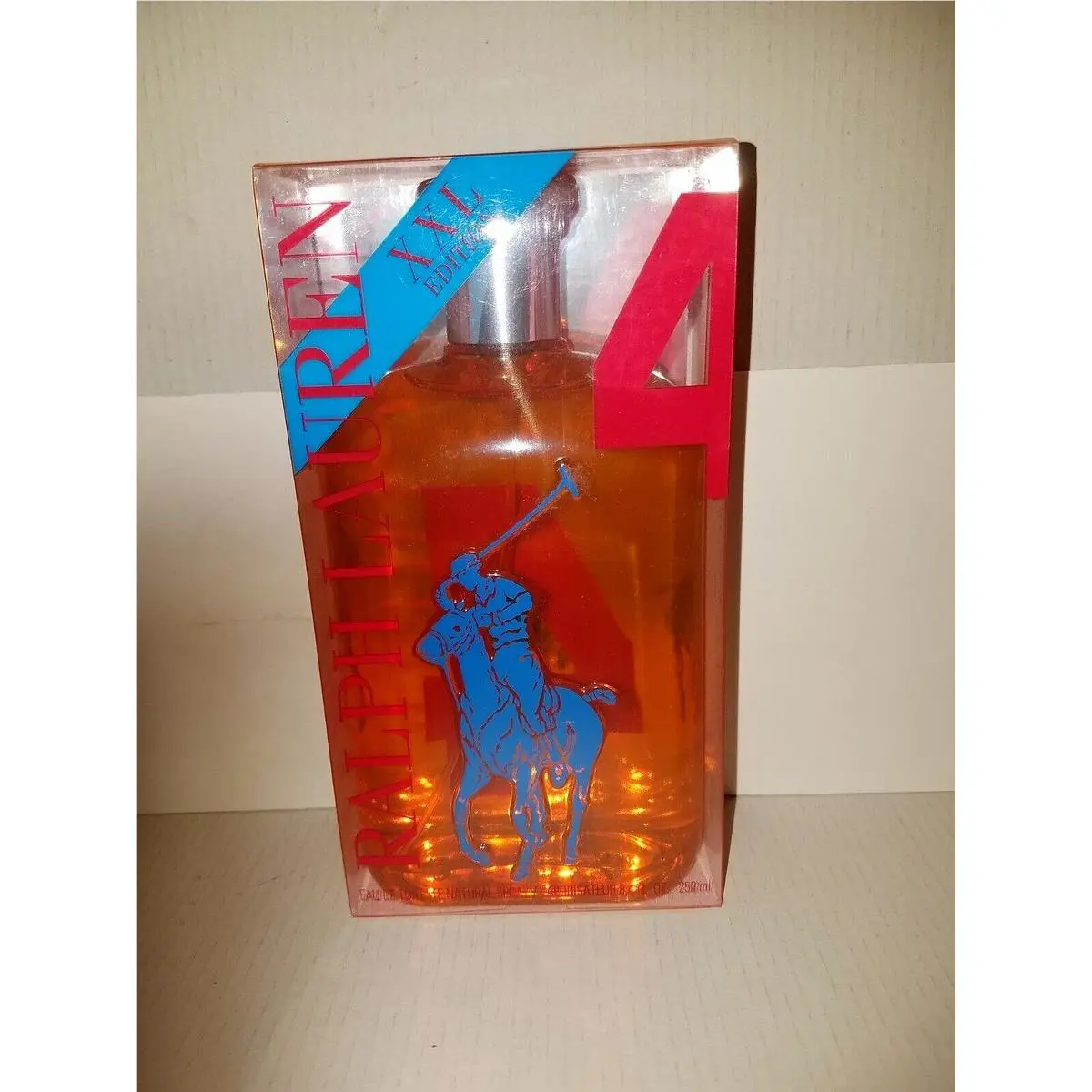 Men Ralph Lauren Polo Big Pony 4 Men 8.4 Oz/ 250 ML Edt Box Double OF 4.2