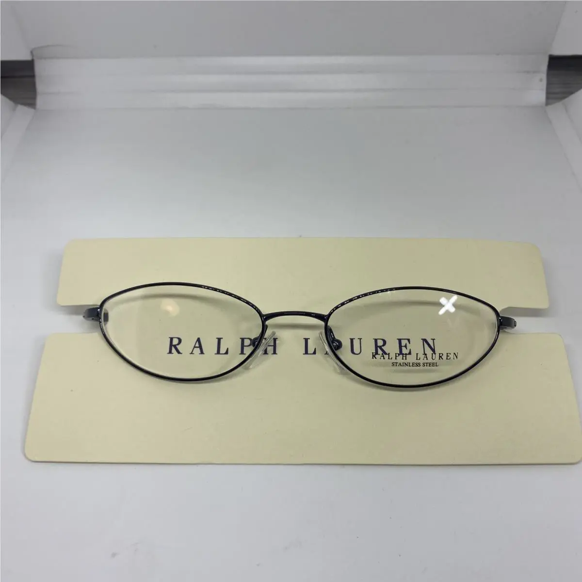 Ralph Lauren RL1370 01J0 Eyeglasses Frame 48-17-130 Gloss Black Stainless