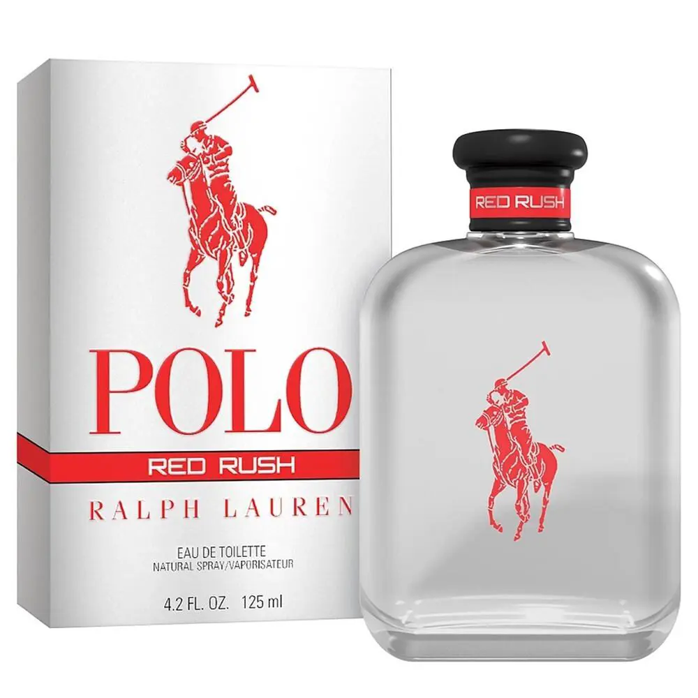 Polo Red Rush by Ralph Lauren For Men Edt 4.2 FL OZ / 125ML Natural Spray