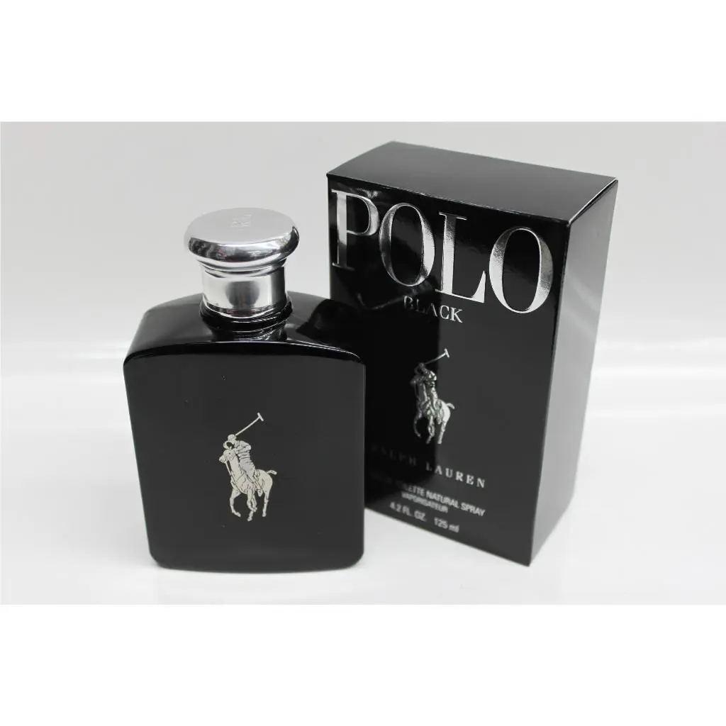 Ralph Lauren Polo Black 4.2 oz 125ml Spray Men`s Eau de Toilette