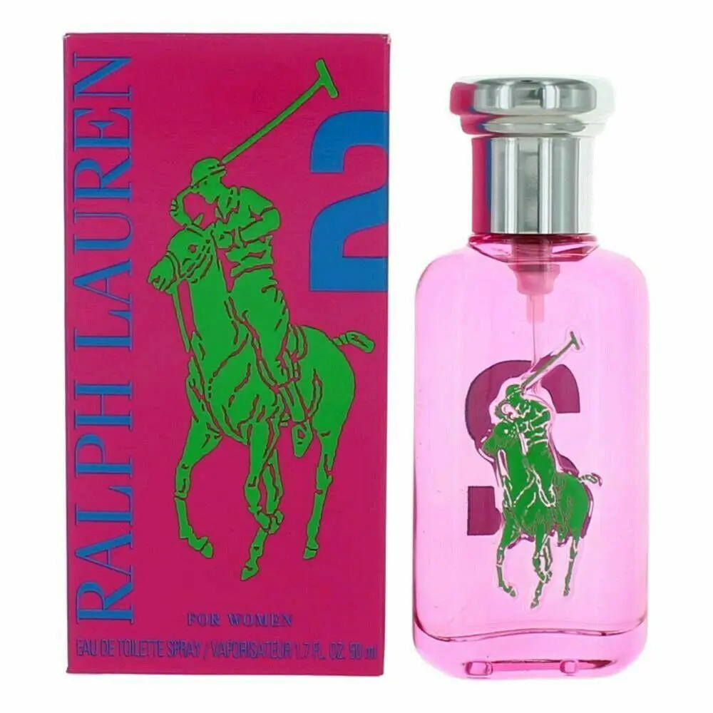Polo Big Pony Pink 2 by Ralph Lauren 1.7 oz 50ml Edt Spray For Women Box