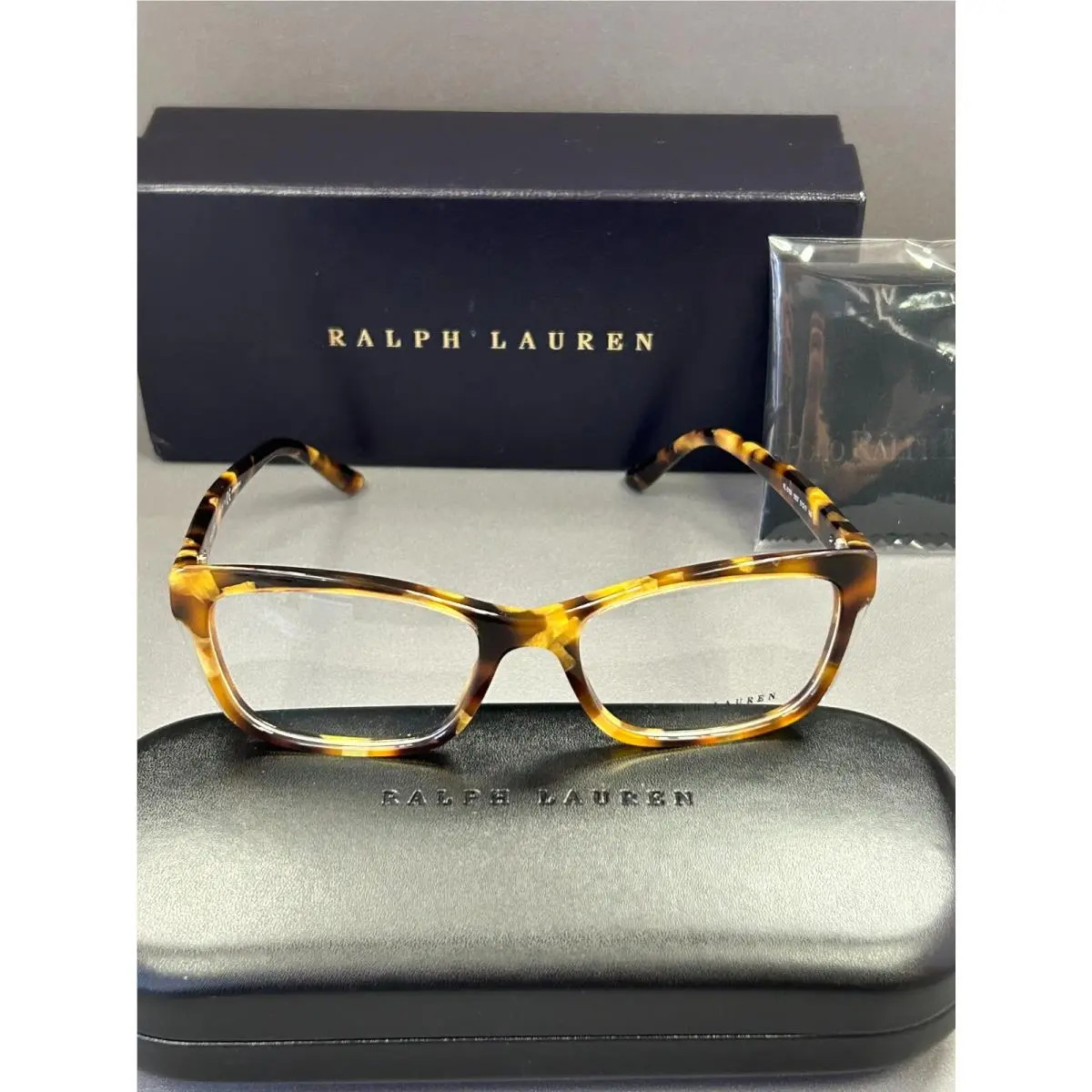 RL6169 5657 Havana Gold Eyeglasses 51-17-140 Case Cloth by Ralph Lauren