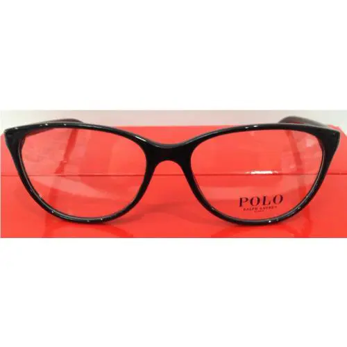 Polo Ralph Lauren PH 2130 5517 Black Plastic Cat Eye Eyeglasses Store Display