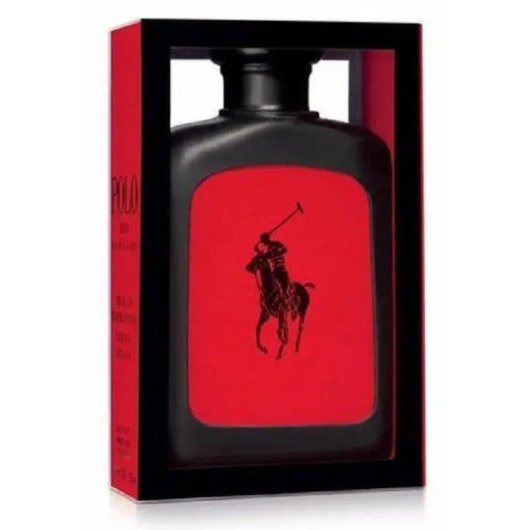 Polo Red The Black Bumper Edition by Ralph Lauren For Men 4.2 oz Edt Spray