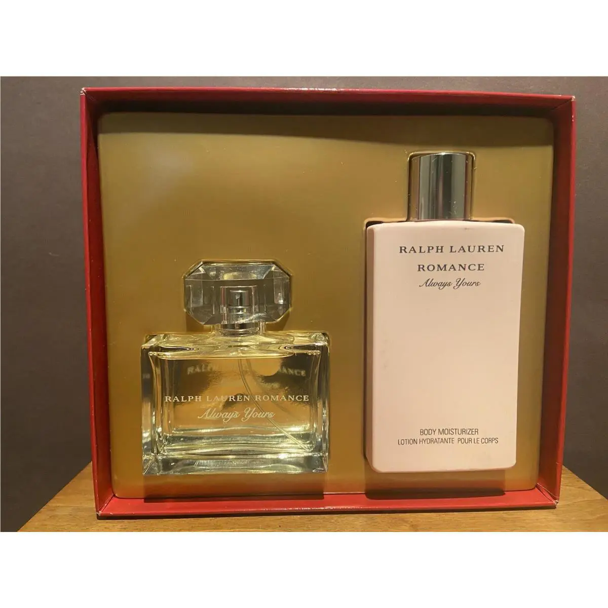 Ralph Lauren Romance Always Yours 2 Pcs. Gift Set: 2.5 OZ Edp Spray 6.7 Lotion