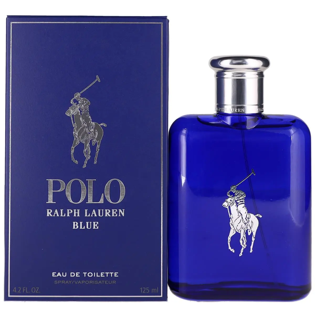 Polo Blue by Ralph Lauren For Men Eau de Toilette Spray 1.2oz Shopworn