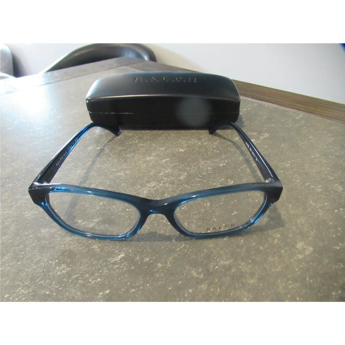 Ralph Lauren RA7093 Blue Glitter Glass Frame 54-17-140