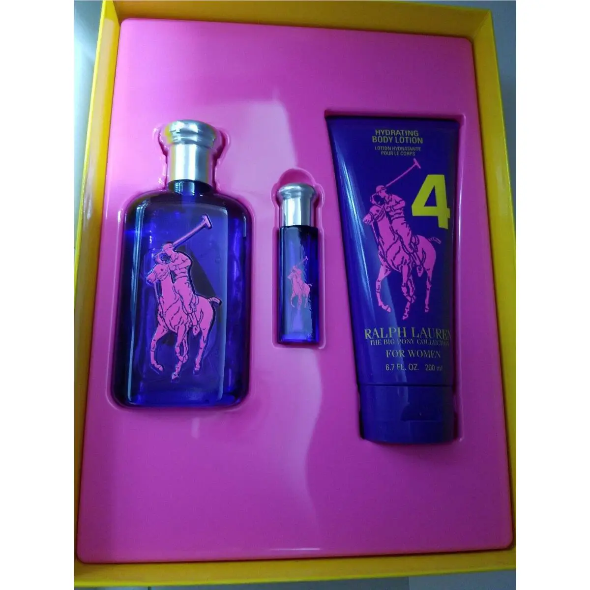 Big Pony 4 By Ralph Lauren Women`s 3 Pieces Gift Set See Item Description