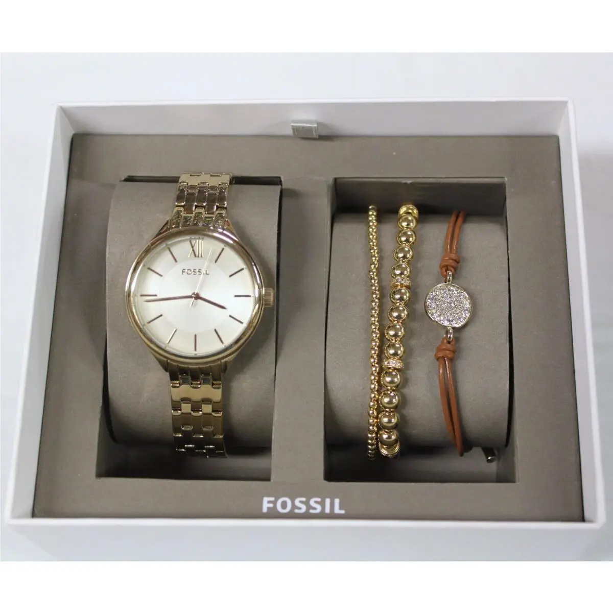 Fossil BQ3079SET Silver / BQ3153SET Gold or BQ3078SET Rose Gold For Women