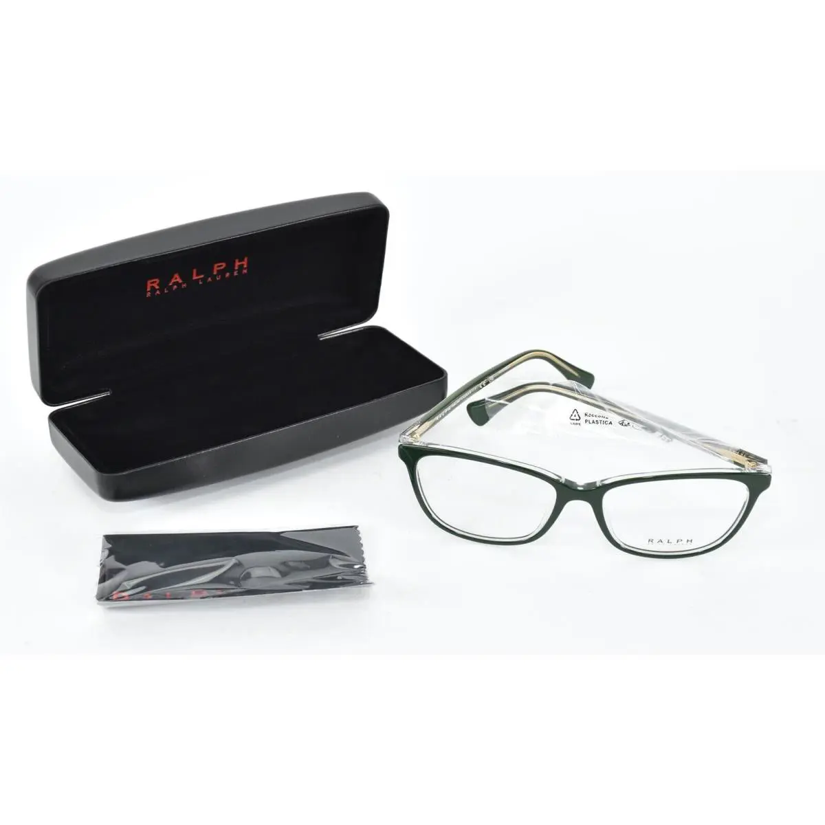 Ralph Lauren RA7133U Universald Fit Semi-circular Eyeglasses Frames Green 55mm