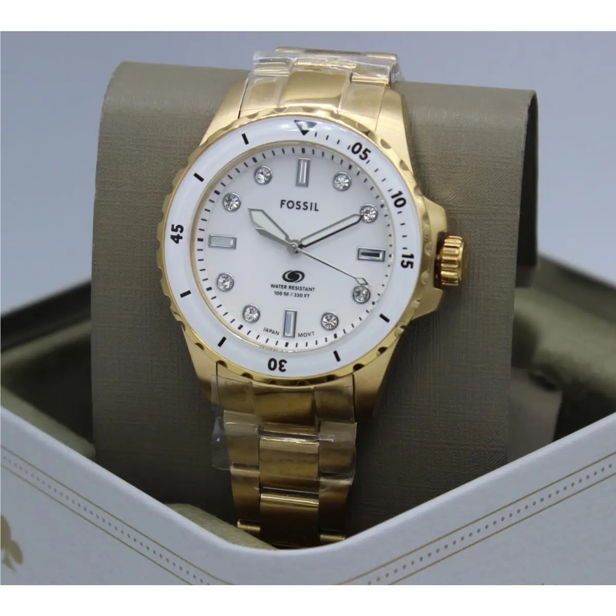 Fossil Women`s Blue Dive 36mm Quartz Watch ES5350