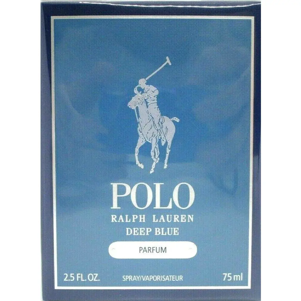 Ralph Lauren Polo Deep Blue Parfum Spray For Men 2.5 Oz / 75 ml Item