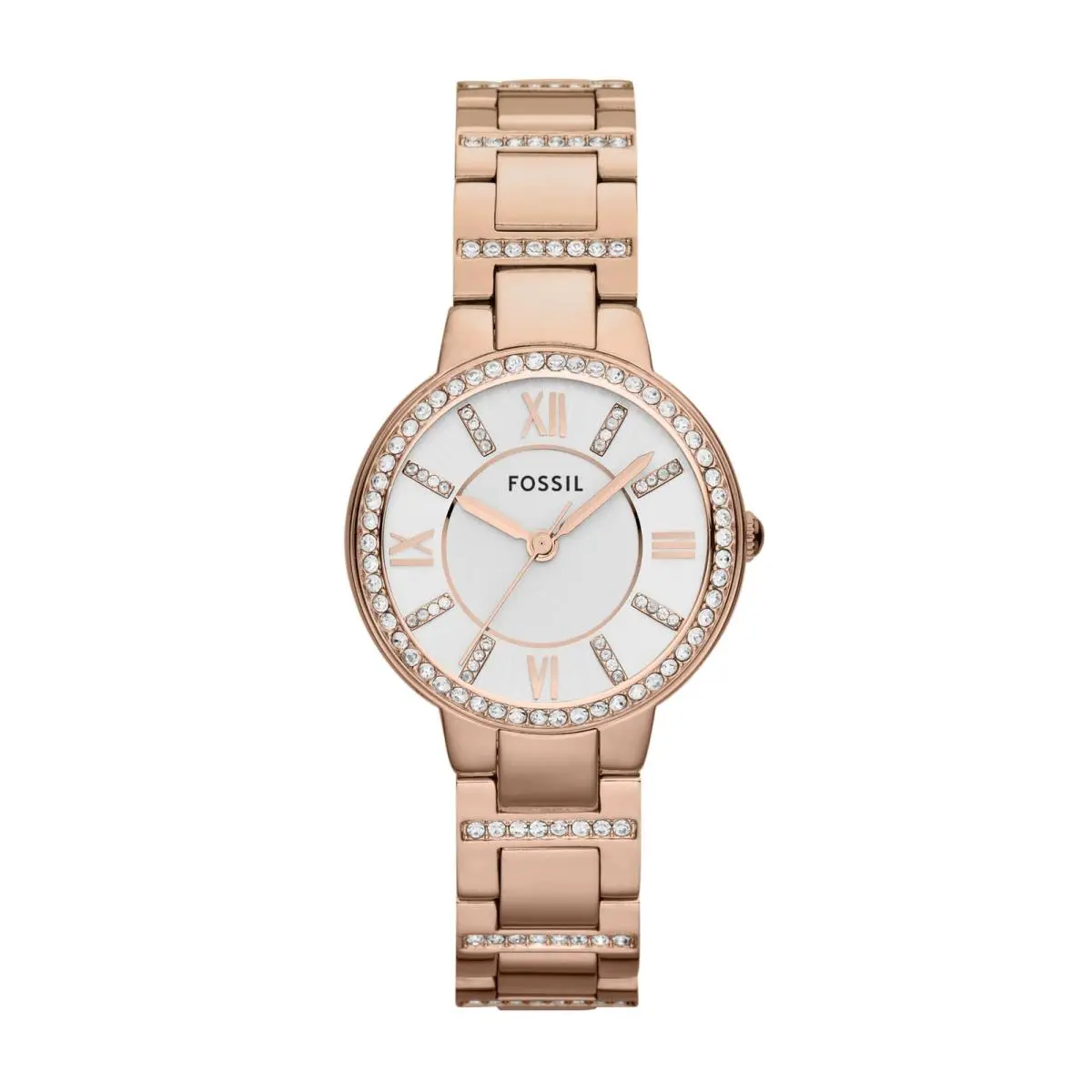 Women`s Watch Virginia Quartz Stainless Stainless-steel Rose Gold by Fossil
