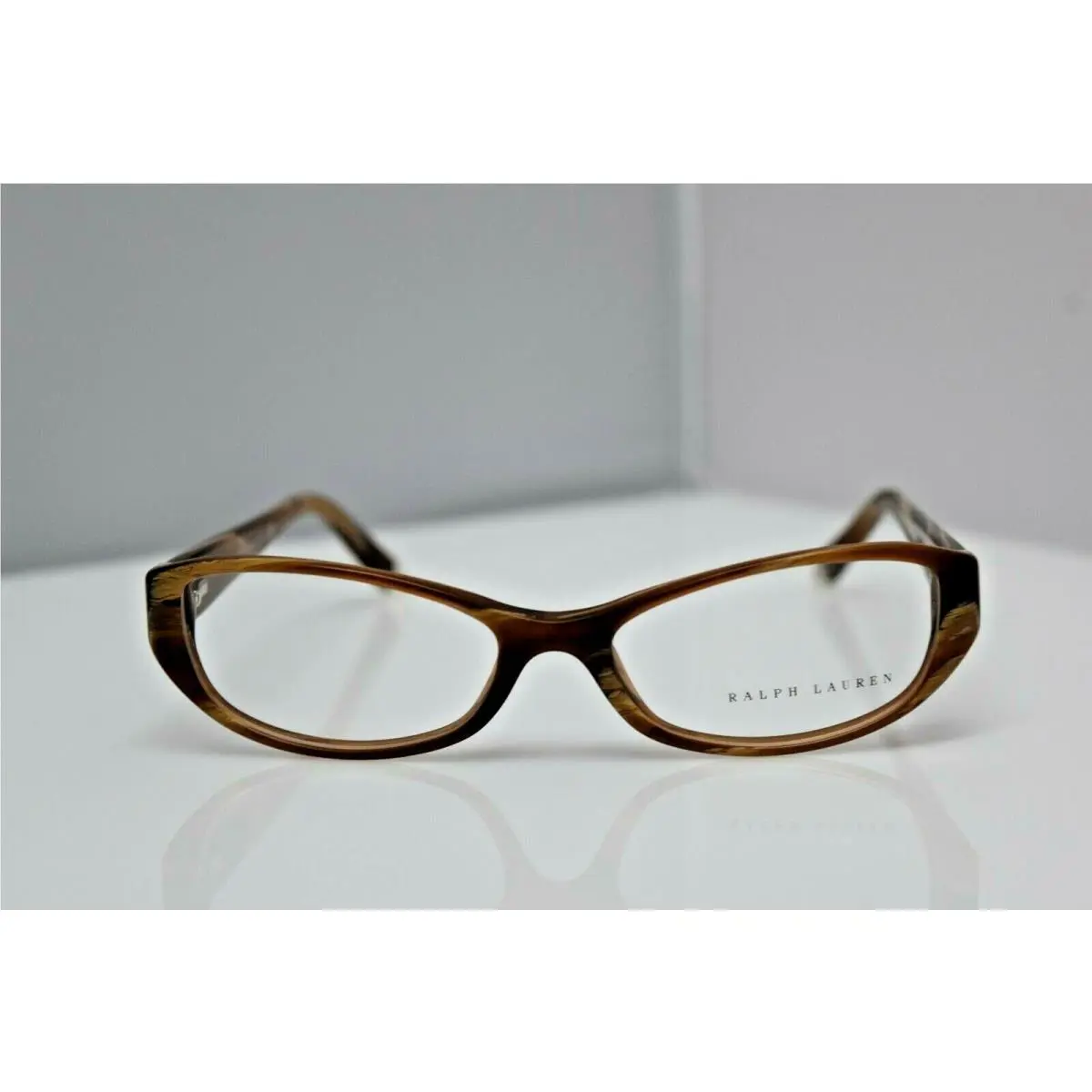 Ralph Lauren Optical Brown Horn RL6108 5444 52-16-140 Eyeglasses