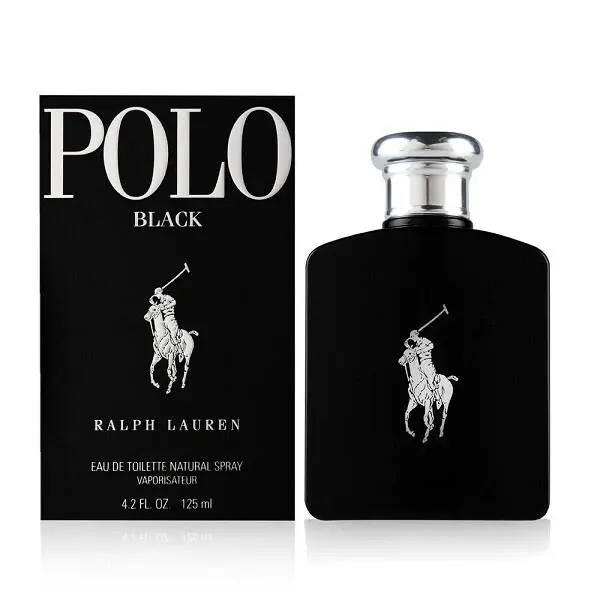 Polo Black Ralph Lauren Men 4.2 oz 125 ml Eau de Toilette Spray