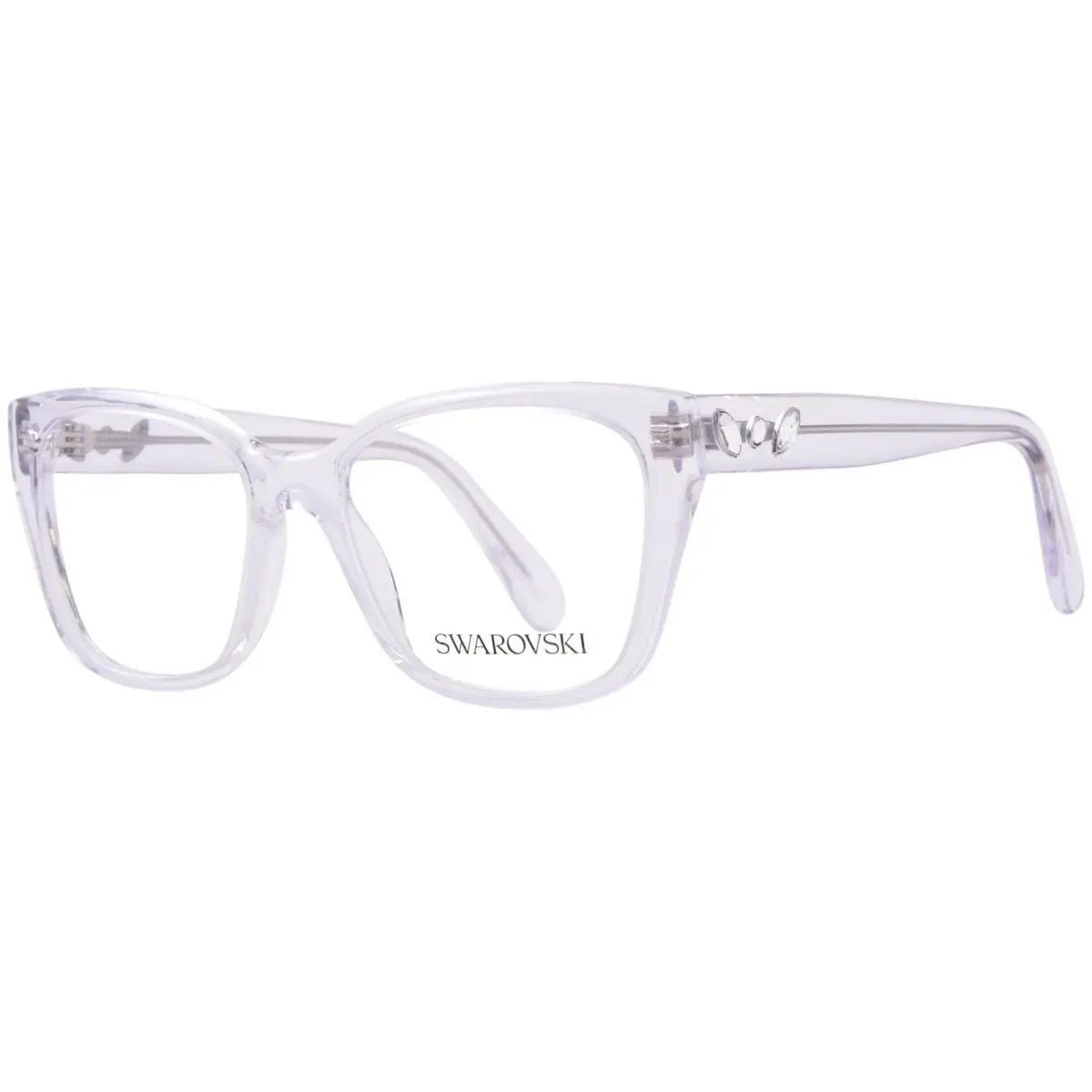 Swarovski SK2008 1027 Eyeglasses Women`s Crystal Full Rim Square Shape 53mm
